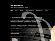 Tablet Screenshot of martybrounstein.com